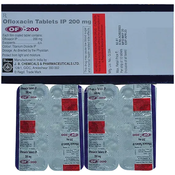 of 200mg tablet 10's